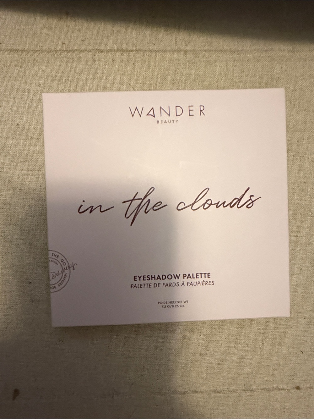Wander Beauty In The Clouds Eyeshadow Palette - NEW